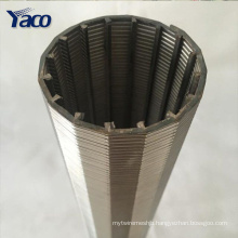 Best Factory Price 304 Flat Welding Wedge Wire Mesh Cylinder Screen